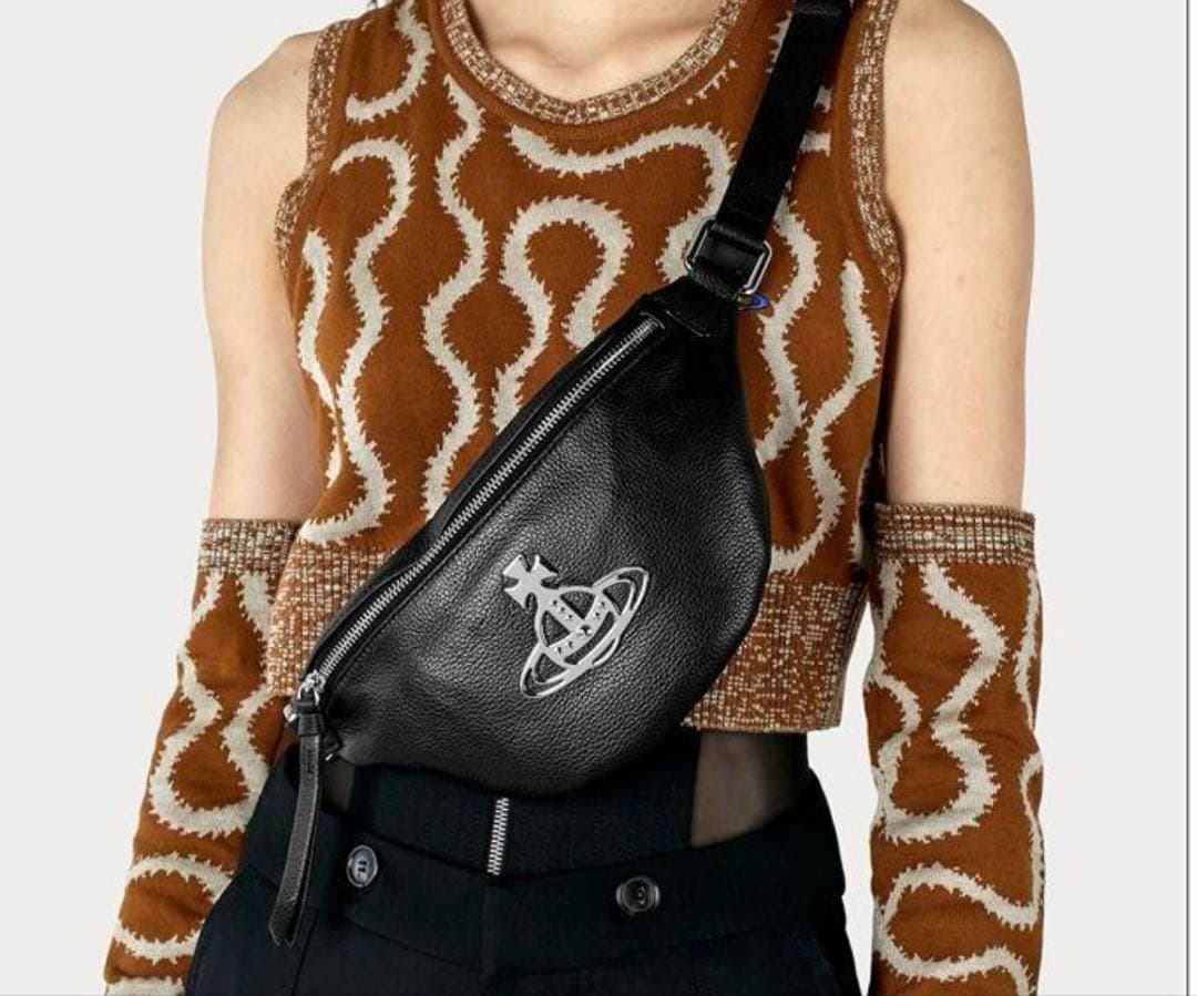 Vivienne Westwood ブラック ボディバッグ ウエストポーチ