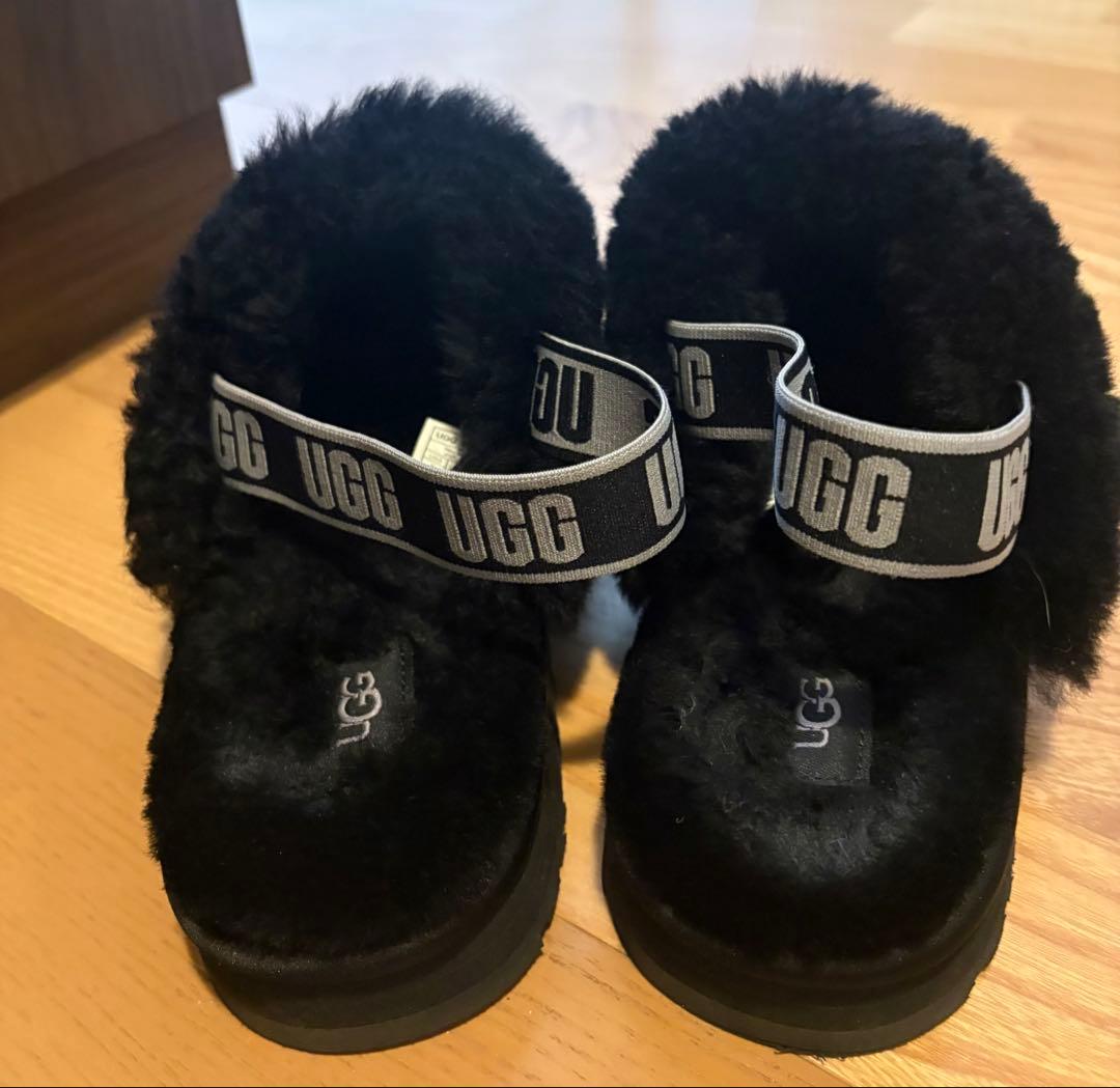 美品！UGG スパンコールプラットフォームサンダル24.5センチ　38サイズ