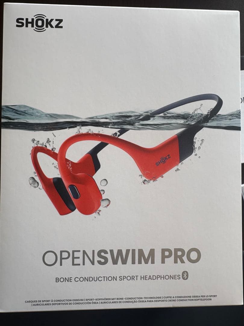 ひろゆき SHOKZ OPEN SWIM PRO 完全防水骨伝導イヤホン