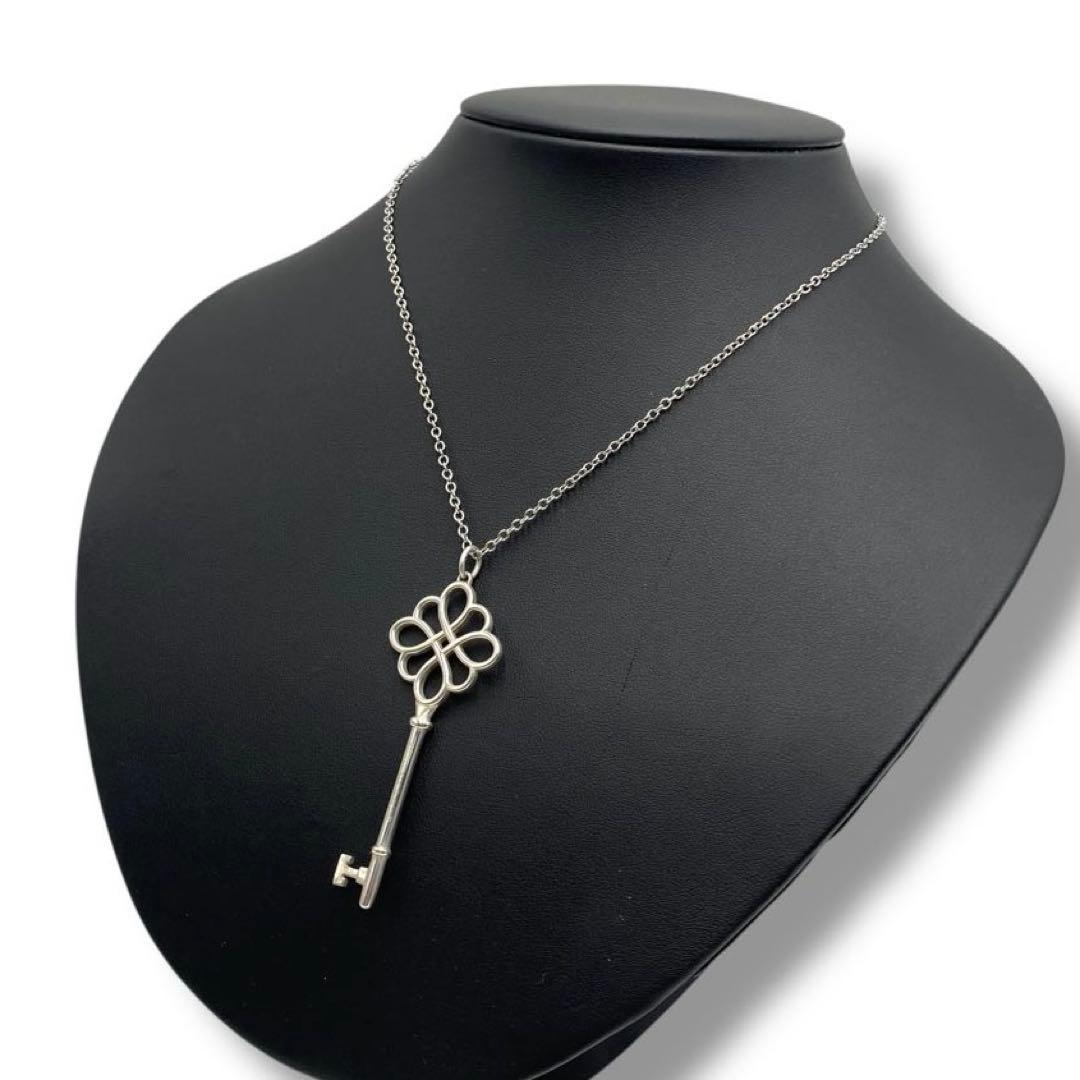 美品 ティファニー ノットキー 鍵 キー ネックレス ビンテージ シルバー925