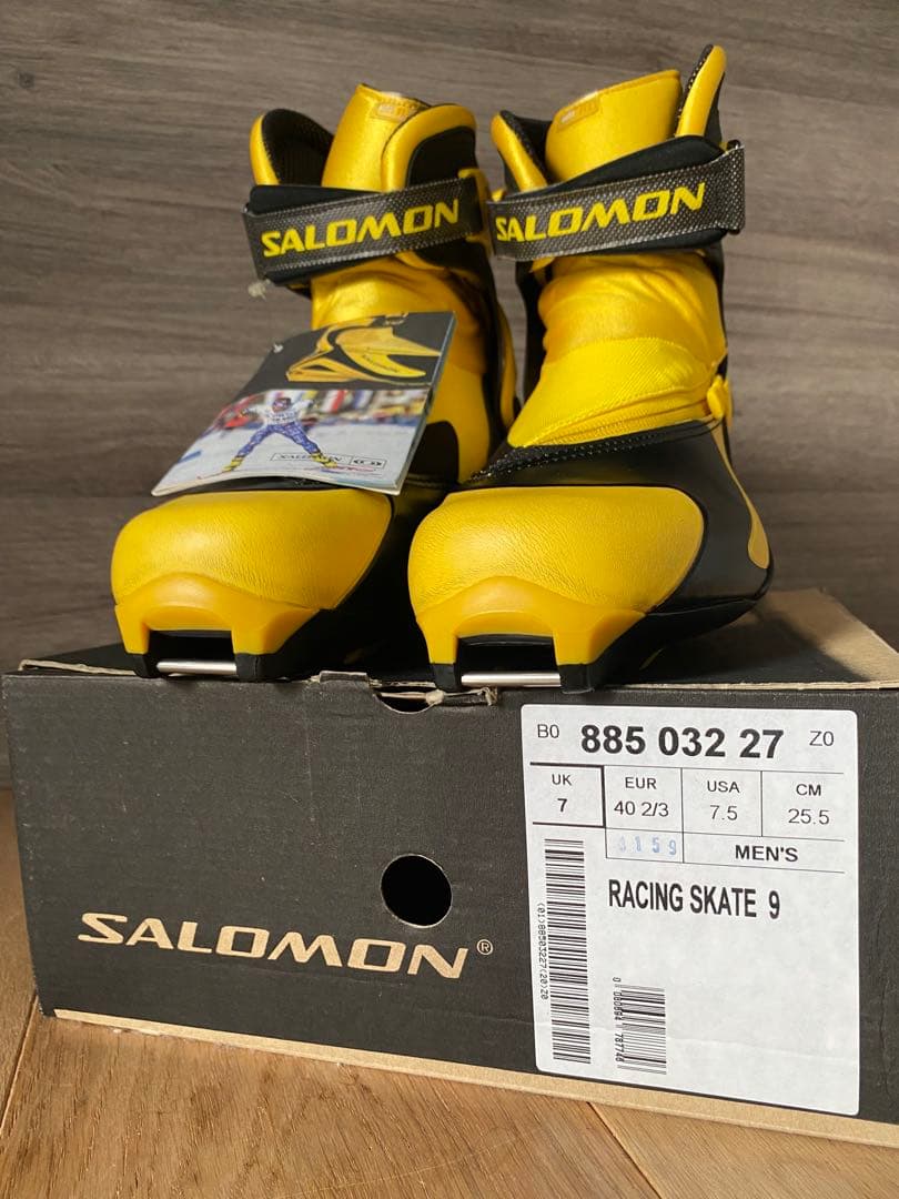 激レア！サロモンRACING SKATE 9 クロスカントリースキーブーツ