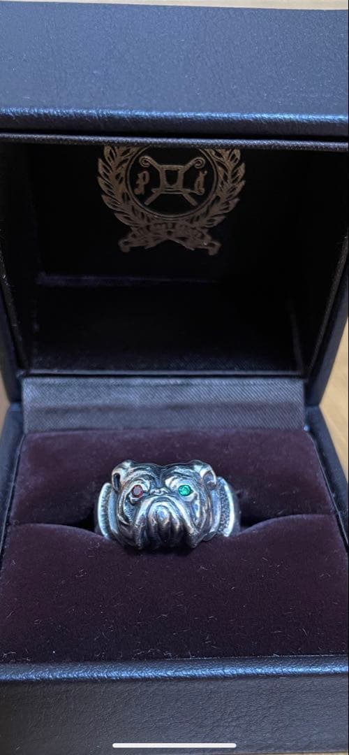 ピーナッツ&カンパニー　ブルドックリング　シルバー925