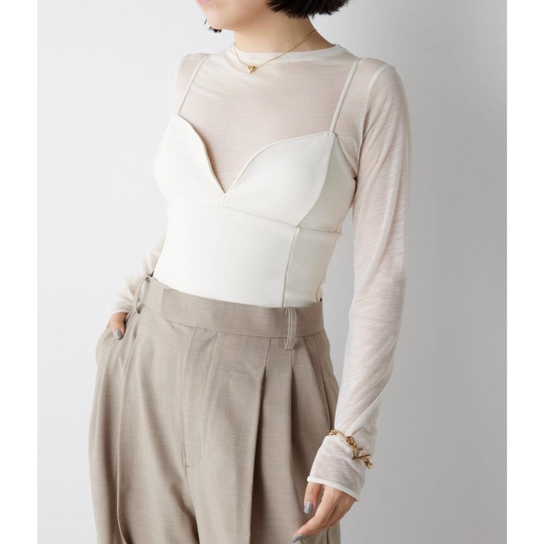 新品 24SS ウィムガゼット ダンボールコルセット ホワイト