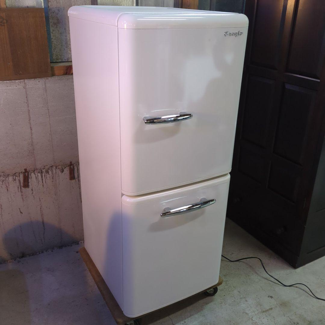 レトロ　22年イーアングル 白　2ドア冷蔵庫149L eangle エディオン