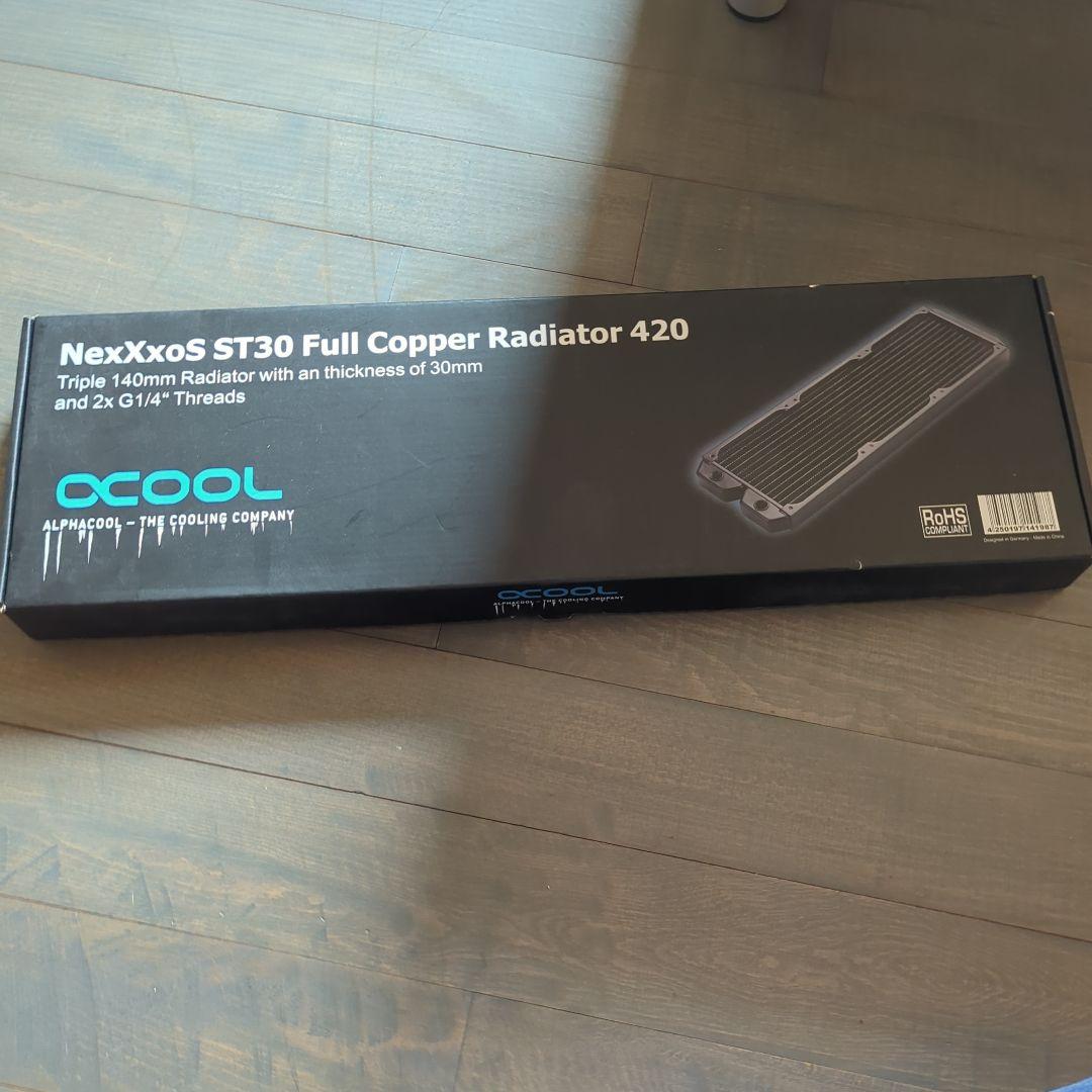alphacool NexXxoS ST30 フル銅ラジエーター 420mm