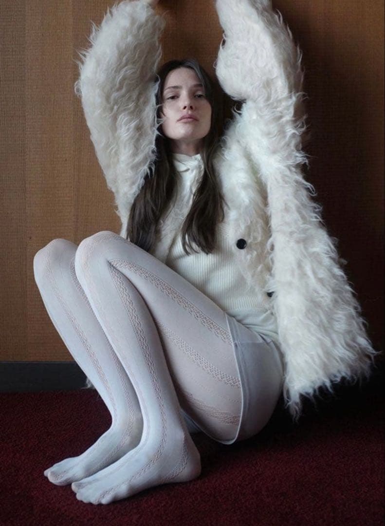 ちぇる)CLANE SHAGGY KNIT CARDIGAN