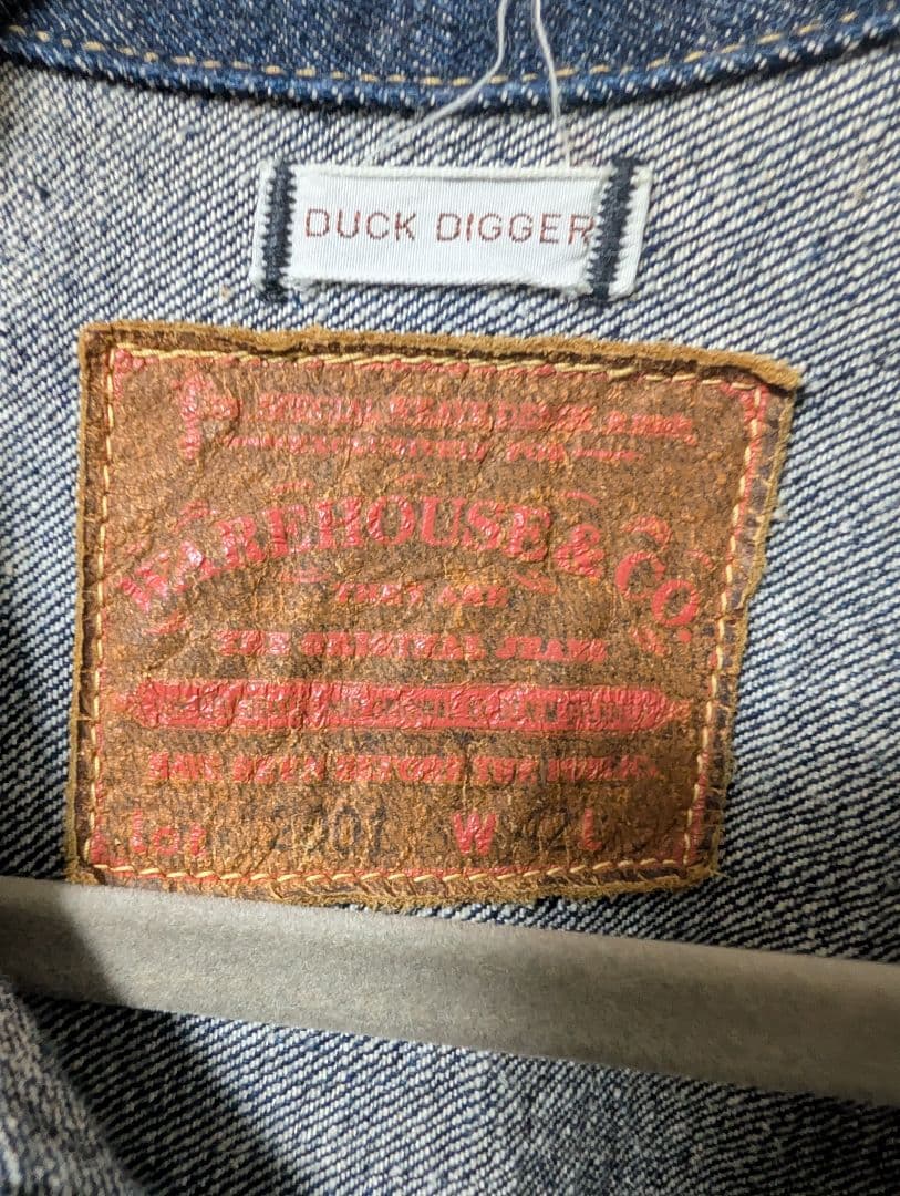 ジャケット・アウター WAREHOUSE Lot DD-2001(T BACK STYLE)