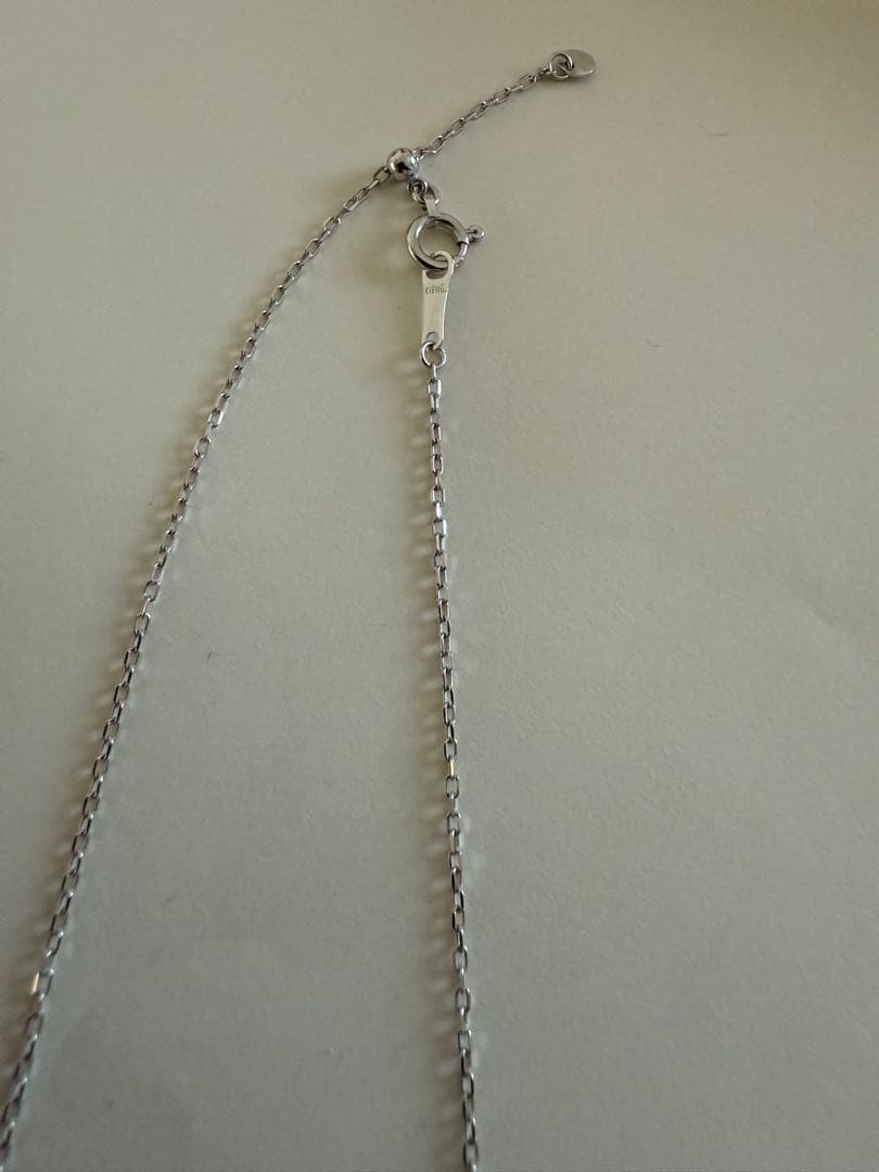 K18WG ゴールド スネークチェーン ネックレス1.4g