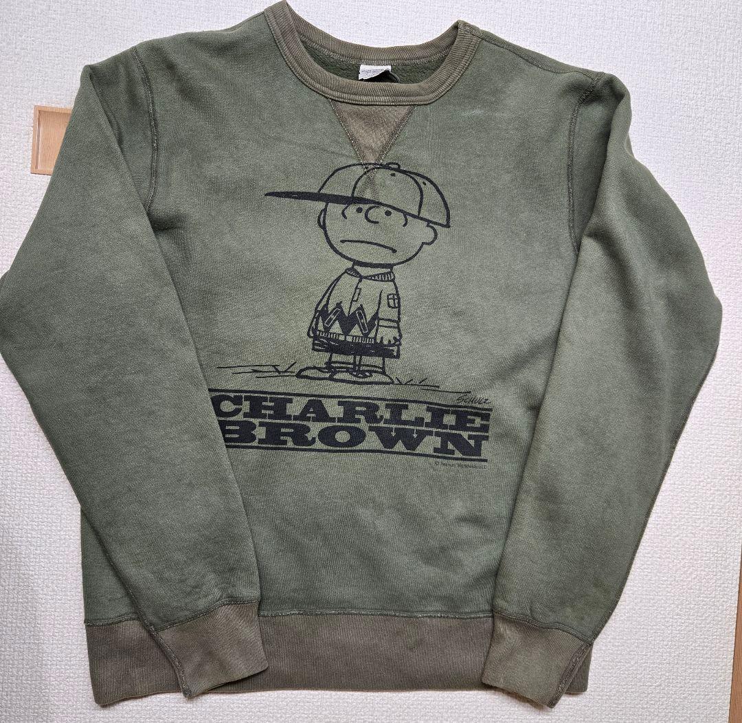 バズリクソンズ × ピーナッツ BR67135 (OLIVE) size L