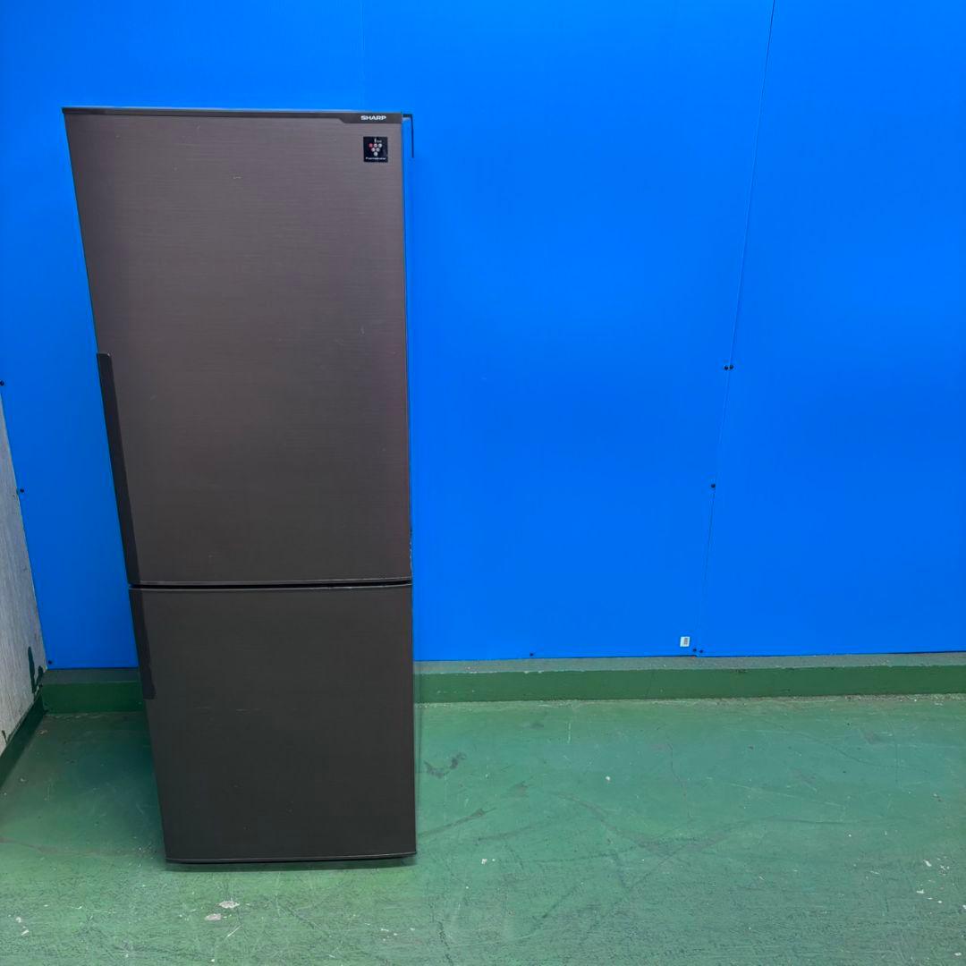 656　関東配送無料　東京発　SHARP　中型冷蔵庫　ブラウン　右開き　小型