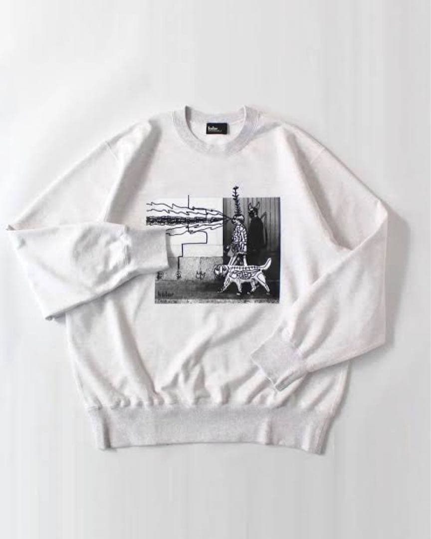 D*t様 カラー KOLOR 手書き天竺プリント　スウェット