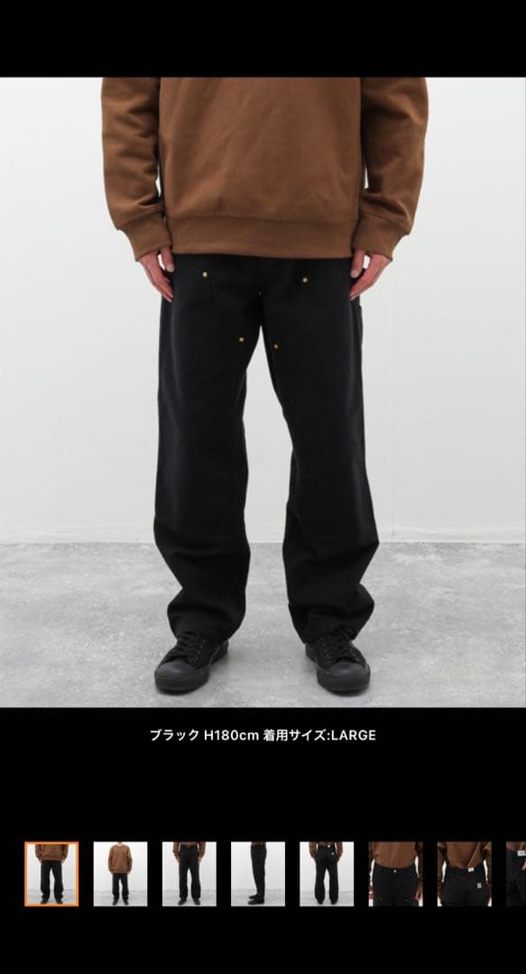 パンツ CARHARTT WIP DOUBLE KNEE メンズ 28-32