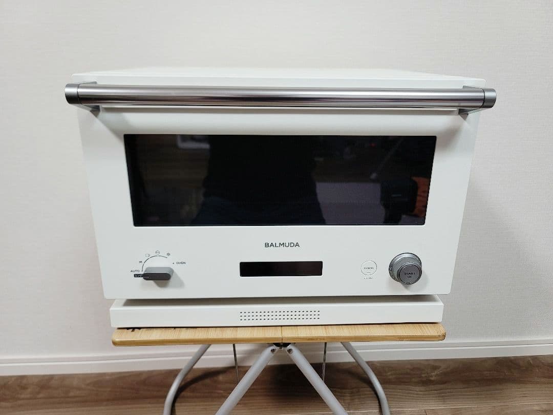 【綺麗:訳あり】バルミューダ BALMUDA電子レンジオーブン K04AWH