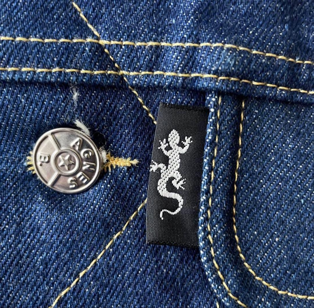 7*3様 美品 agnes b. アニエスベー デニムジャケット 濃紺 フランス