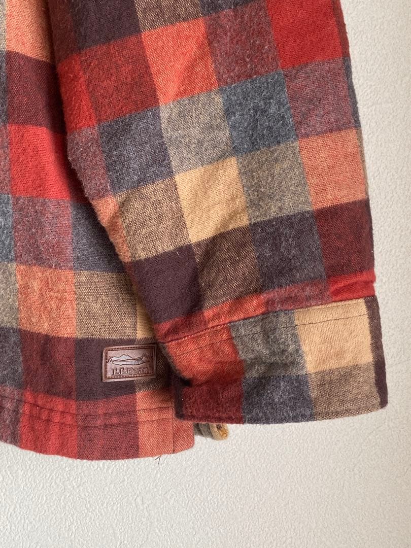 L.L.Bean 2024 フランネルシャツジャケット　中綿入り