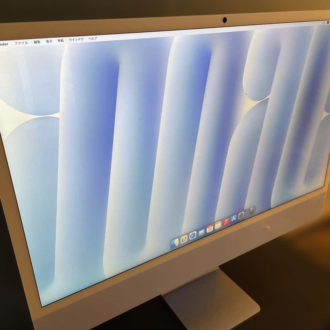 iMac 2024 24inch M4 24GB SSD 1TB 購入半年未満