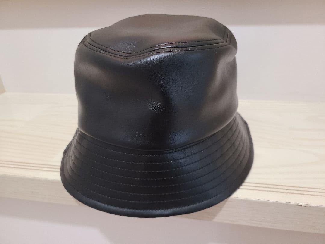 【試着のみ】VICTIM×CA4LAコラボ レザーバケットハット