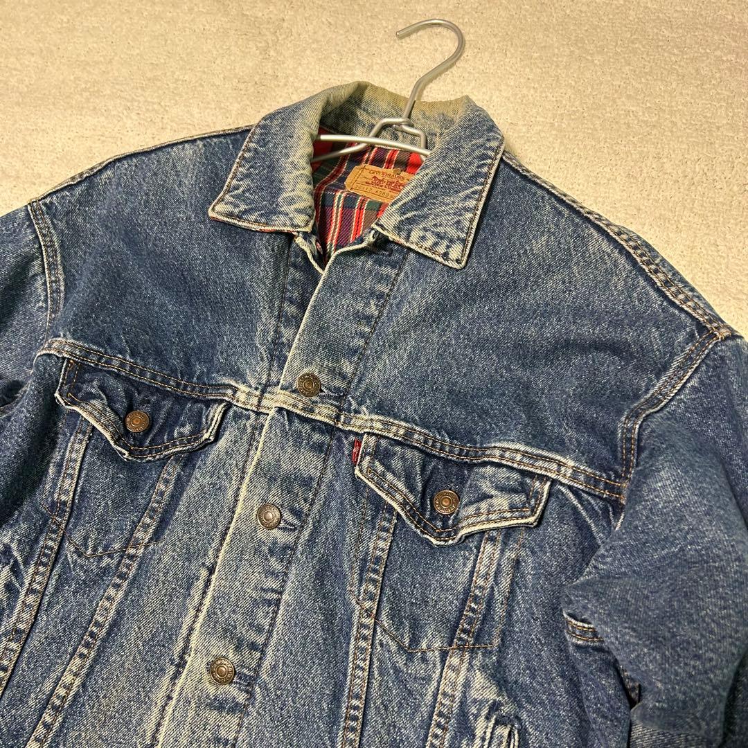 Levi's リーバイス　70417 デニムジャケット　ブランケット付　38㌅