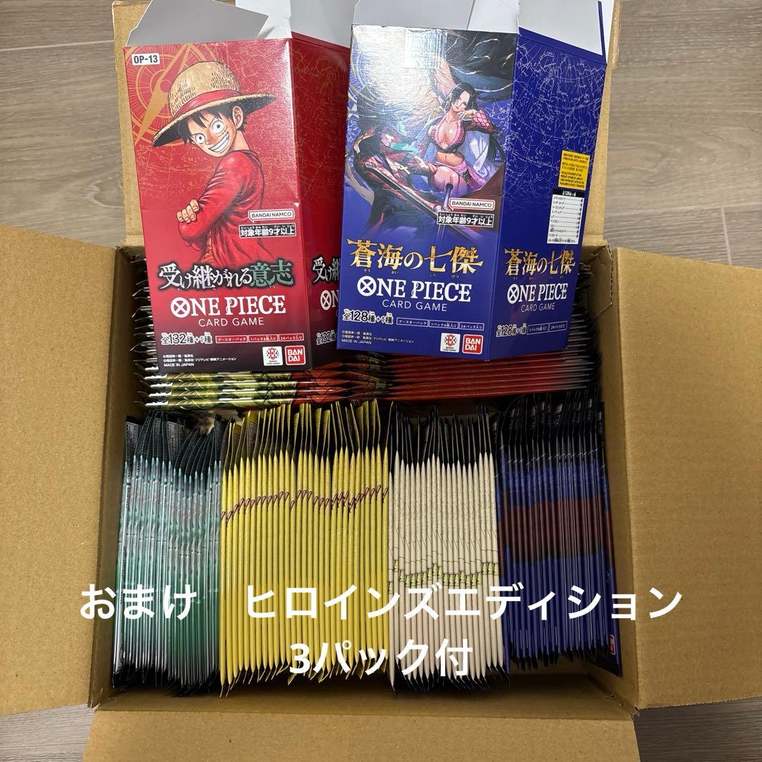 ワンピースカード　バラパック　まとめ売り　受け継がれる意志　蒼海の七傑　引退品