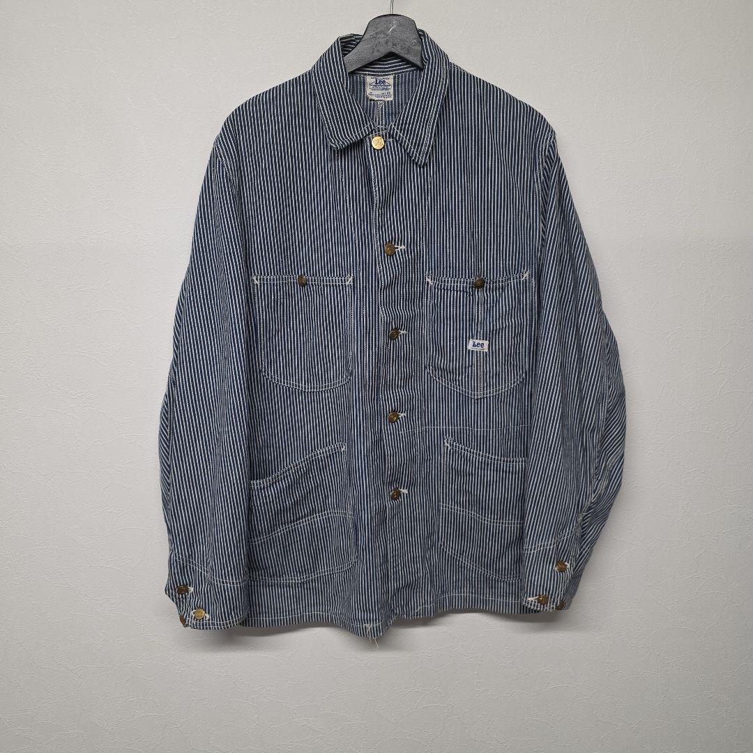 1946年 40s ハウスタグLee 98-Jヒッコリーストライプカバーオール