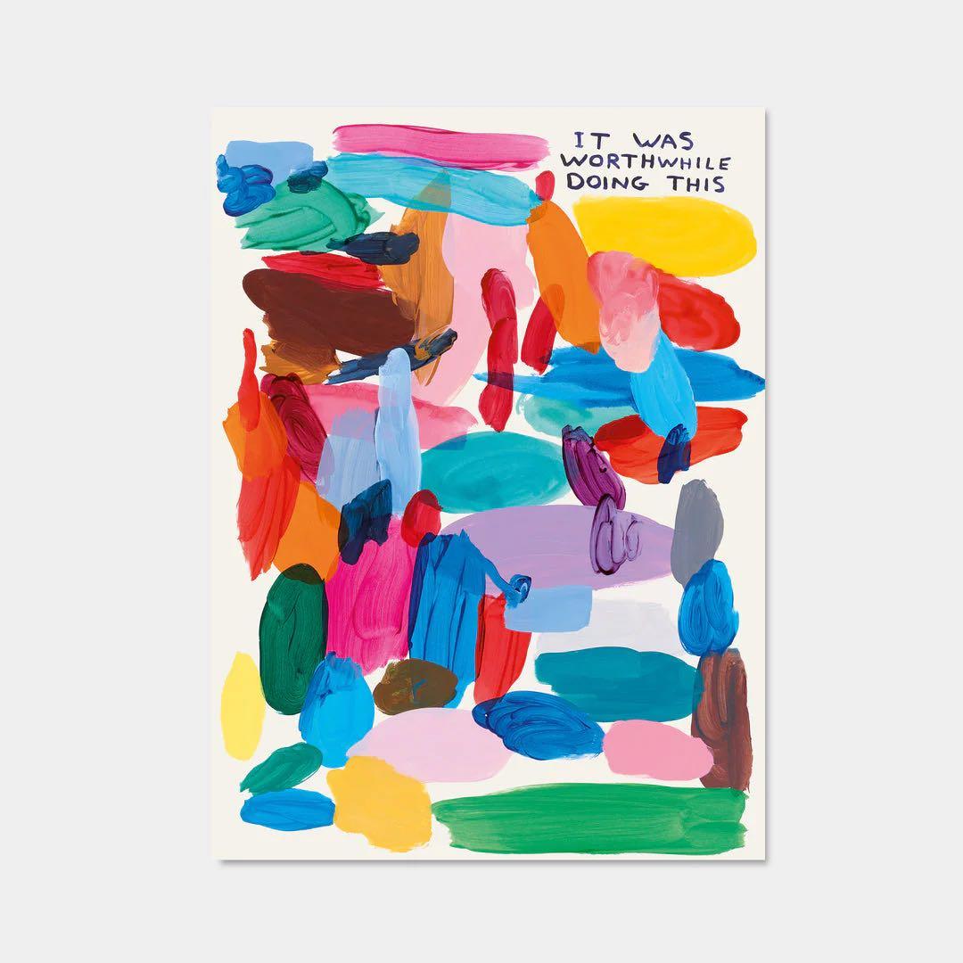 額装済み★David Shrigley ポスター