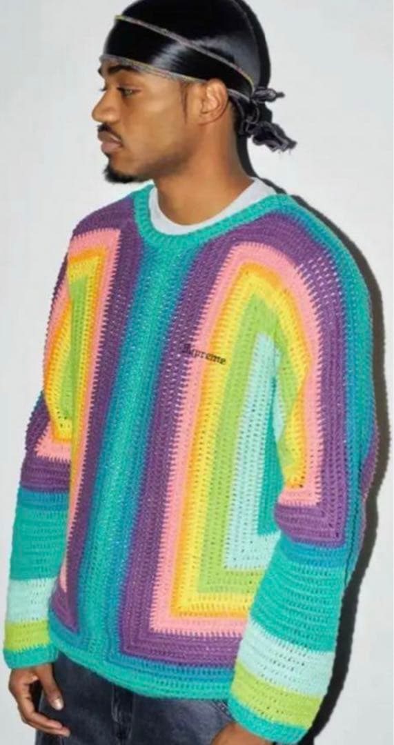 トップス Supreme Hand Crocheted Sweater / XL