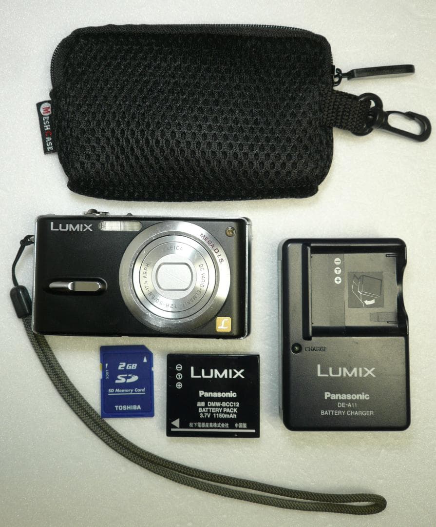 LUMIX★DMC-FX9⚠️一カ所傷有り⭕️安心の実働品★ブラック