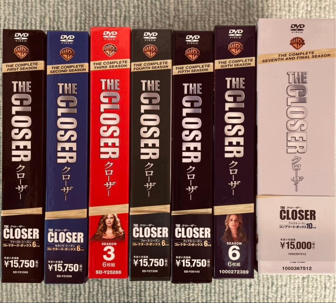 クローザー　THE CLOSER ファイナル コンプリートDVD セット まとめ