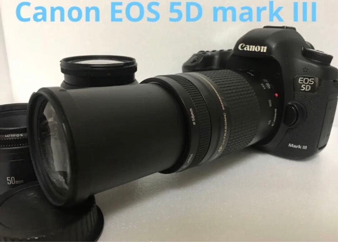キャノン☆Canon EOS 5D MarkIII標準&望遠&単焦点レンズセット