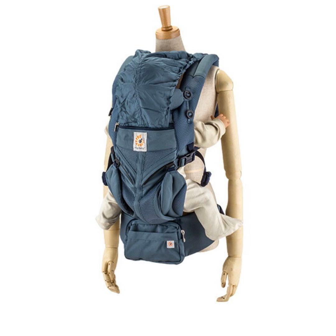 エルゴ 抱っこ紐 オムニ 360 クールエア メッシュ ベビーキャリア グレー