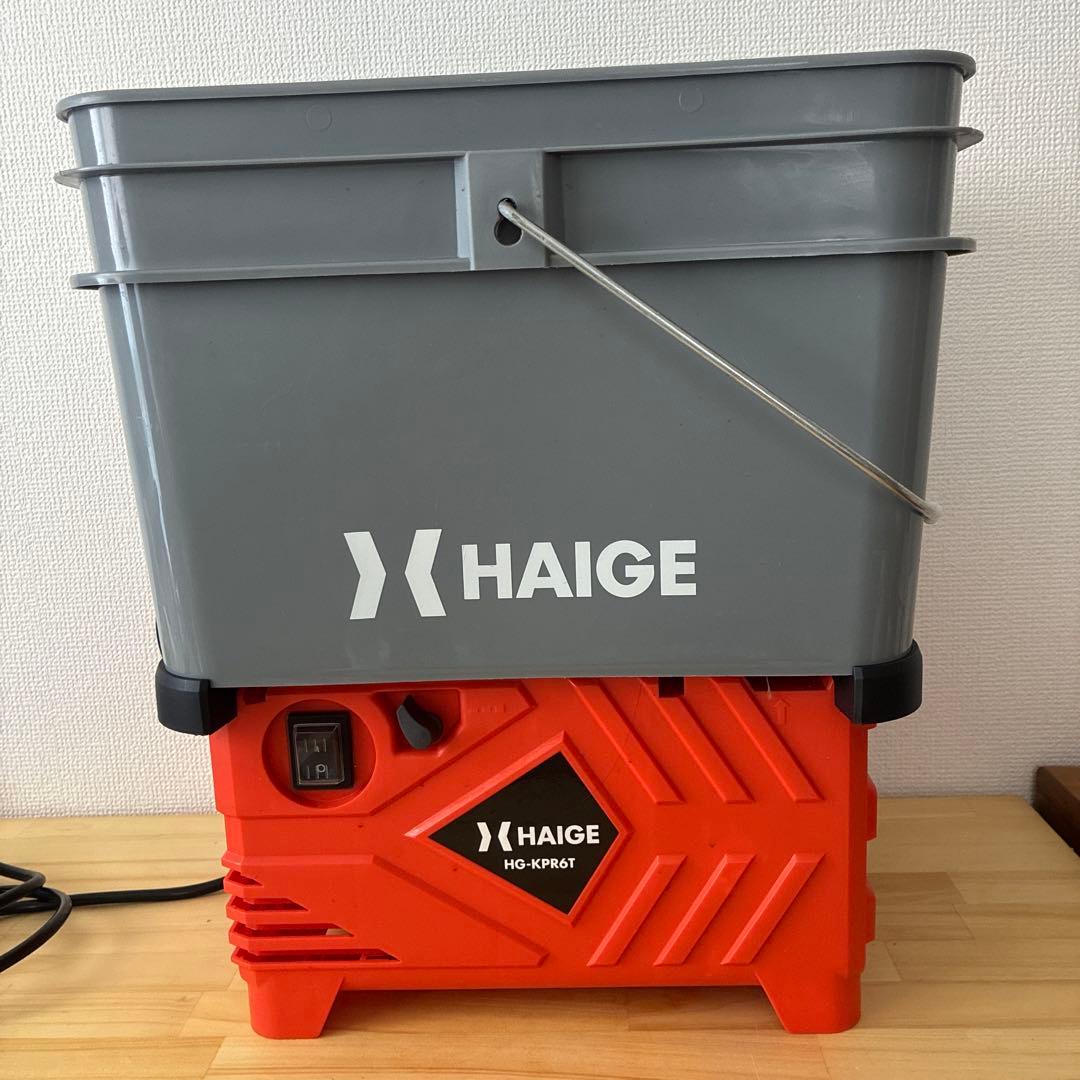 【美品】25年8月購入 HAIGE 高圧洗浄機 HG-KPR6T