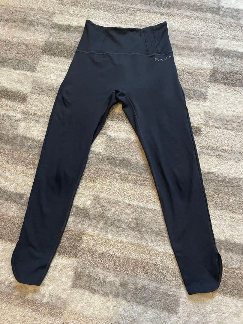 SUKALAデニムクロスタンクトップ、デニムスリットレギンス M 上下　値下げ