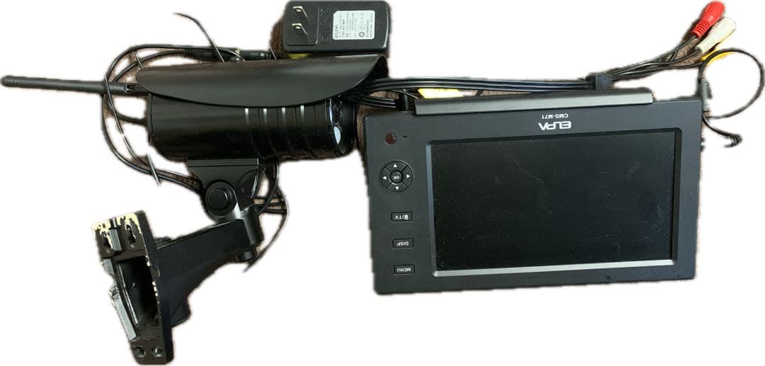 ELPA 防犯カメラ　液晶モニター　ワイヤレスカメラセット