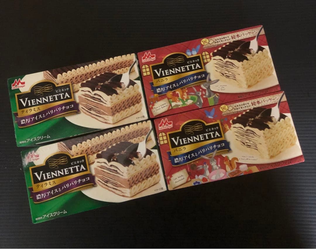 VIENNETTA ビエネッタ バニラ(2個)&ティラミス(2個) 4個セット