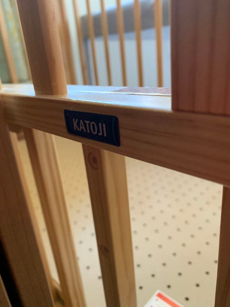 KATOJI カトージ ベビーベッド　マットレス、カバー、クッション付