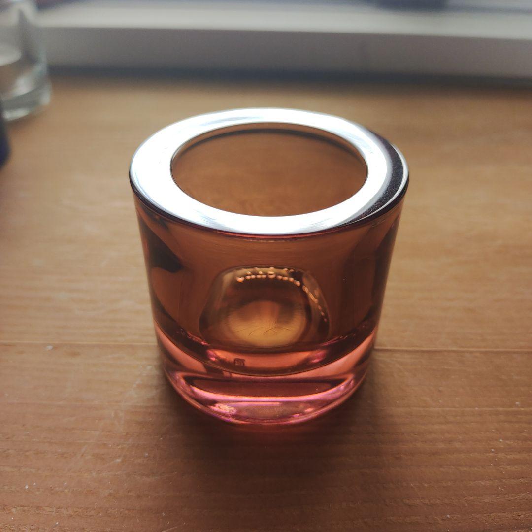 イッタラ×マリメッコ　キビ　キャンドルホルダー　ローズオリーブ