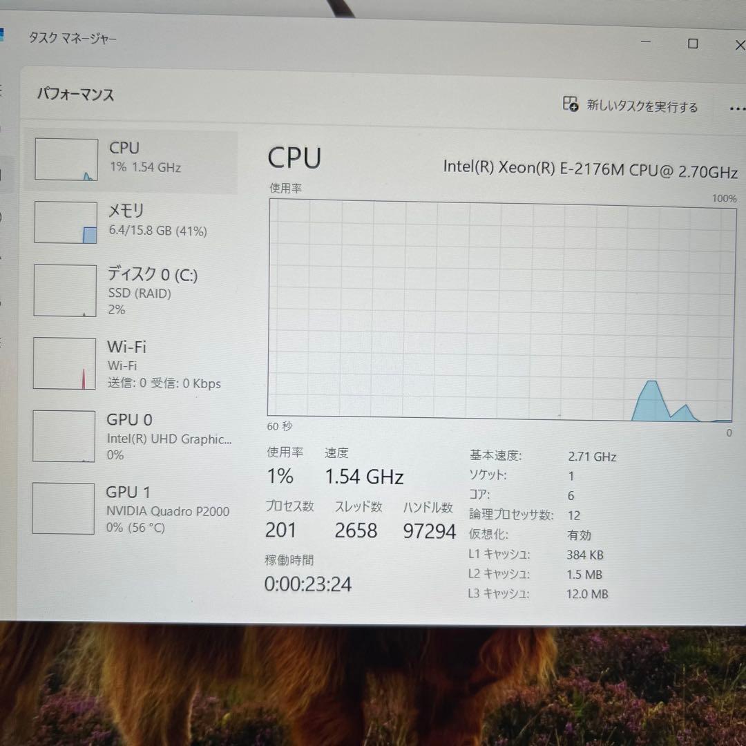 Windowsノート本体 Dell precision 5530 Intel Xeon