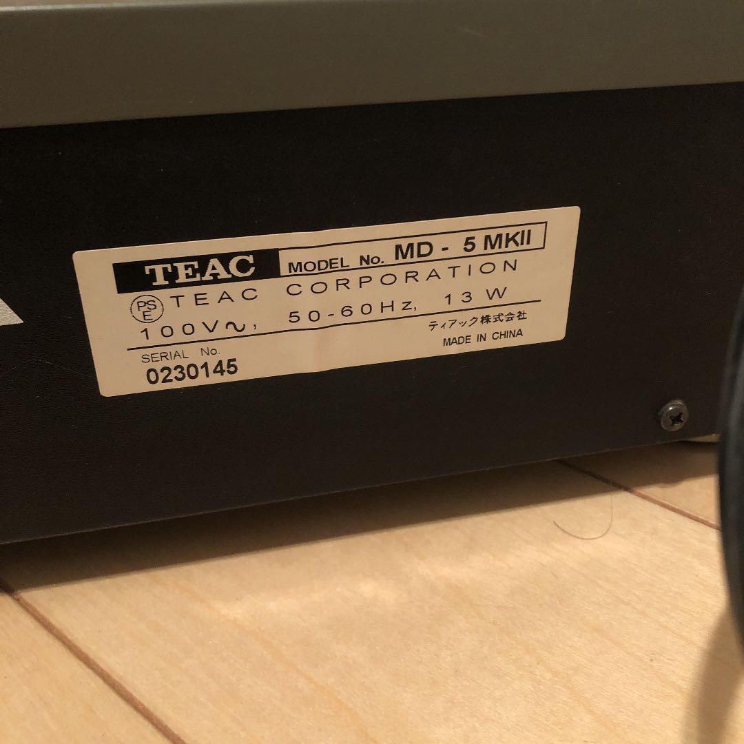 希少　レア　TEAC MD-5MK2