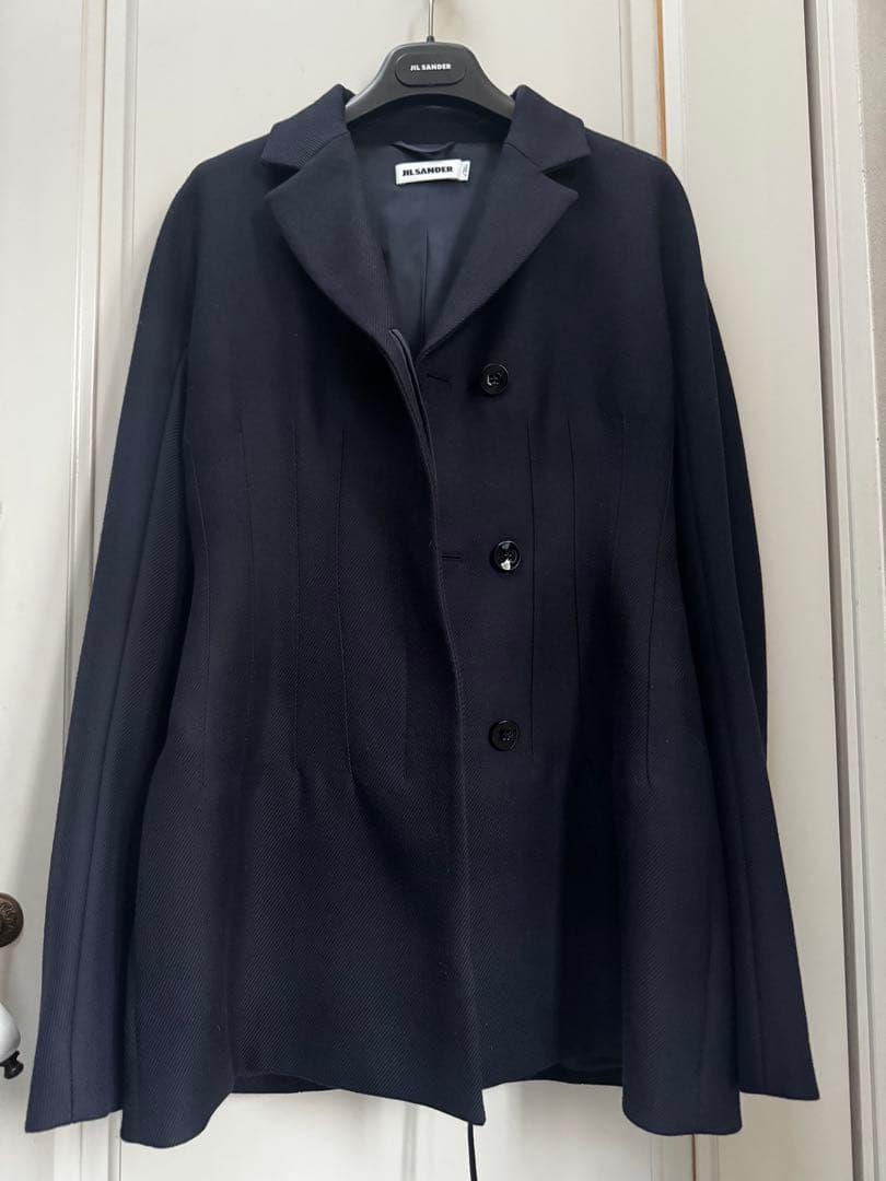 JIL SANDER 試着のみ【テーラード美シルエットジャケット ネイビーS】