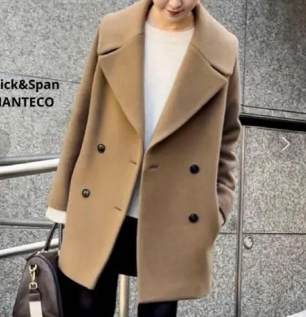 Spick&Span MANTECO ブラウンコート