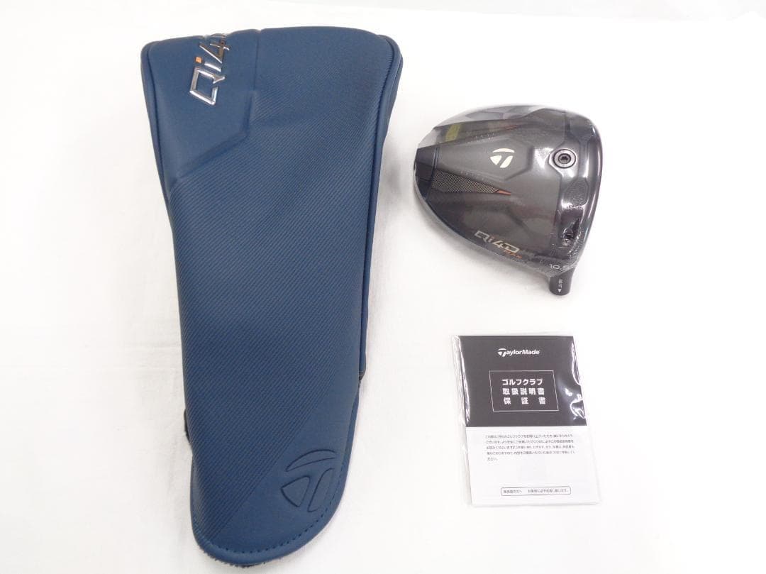 未使用テーラーメイド Qi4D MAX ドライバー 10.5度 ヘッド日本正規品