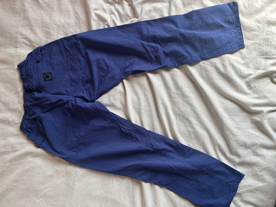 山と道ネイビー カーゴパンツ ゴムウエスト