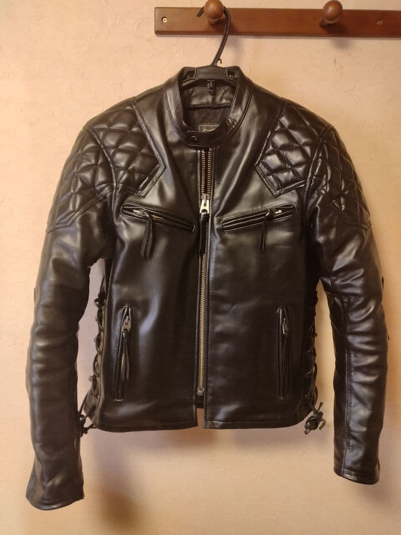 KADOYA　ライダースジャケット　シングル　エボ　LL　ハードステア