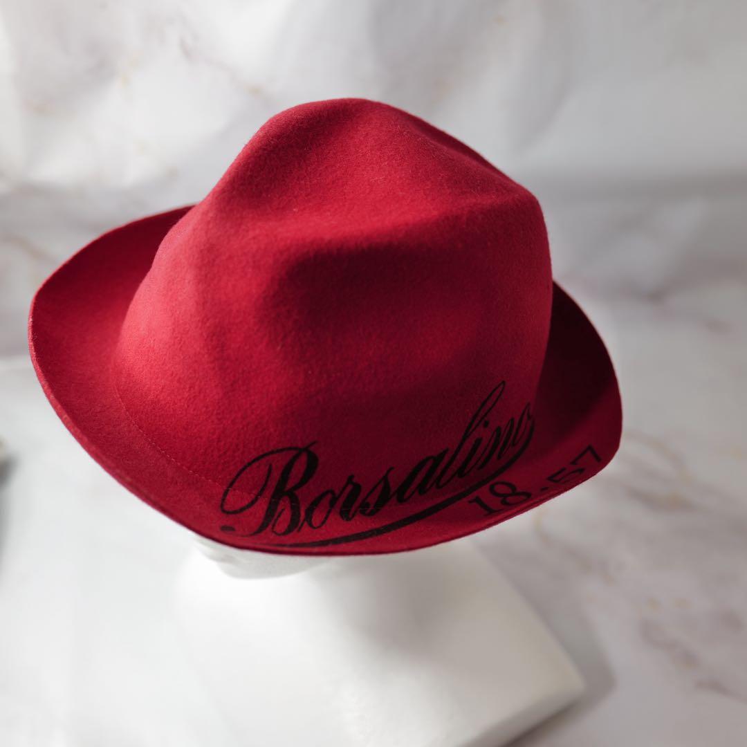 eueiさん専用 Borsalino ロゴ ヴィンテージ フェルト ハット