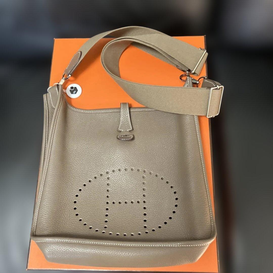 専用です　エルメス　エブリン　P M3 美品　あんしん鑑定合格品　エトゥープ