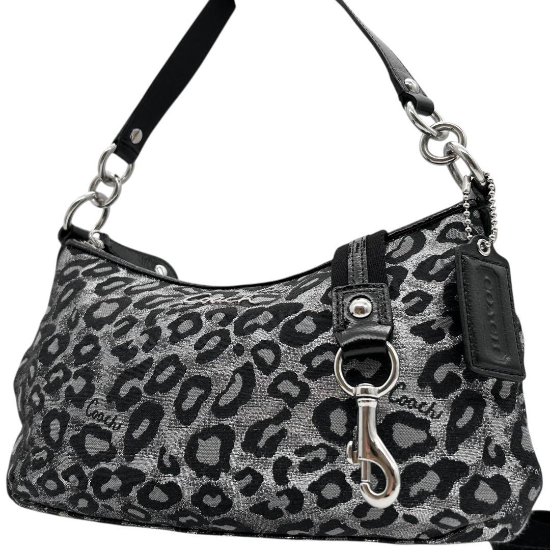 バッグ Coach Shoulder Bag 2way Leopard lame Y2k