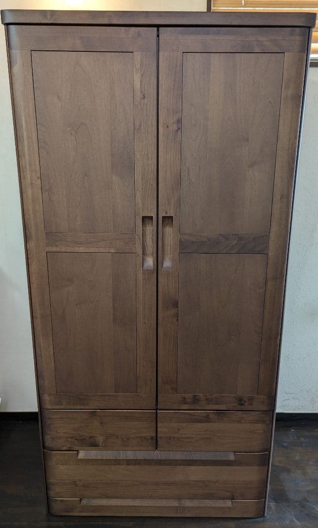 【美品】ワードローブ 　タンス　ダークブラウン