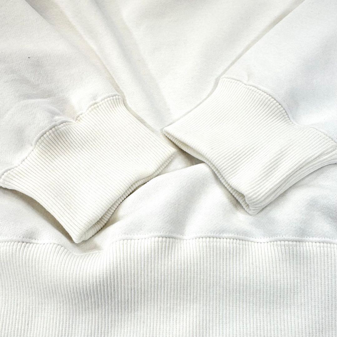 THE NORTH FACE スモールロゴ ヘザー スウェットクルー ホワイトL