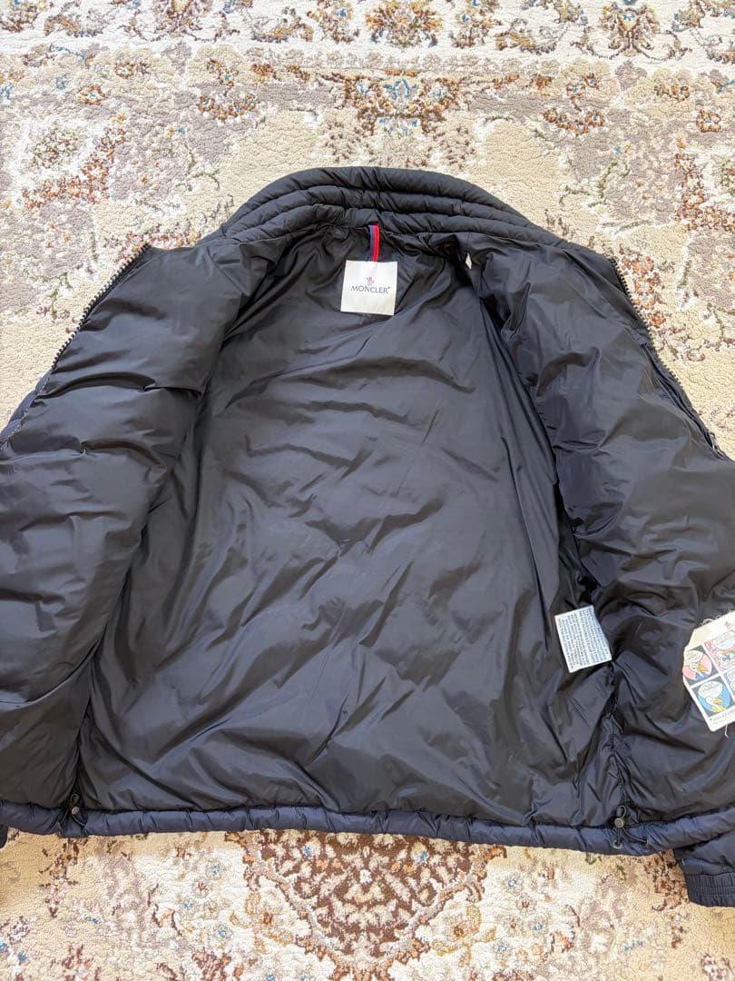 モンクレール モランデレス ダウンジャケット キルティング ネイビー サイズ5