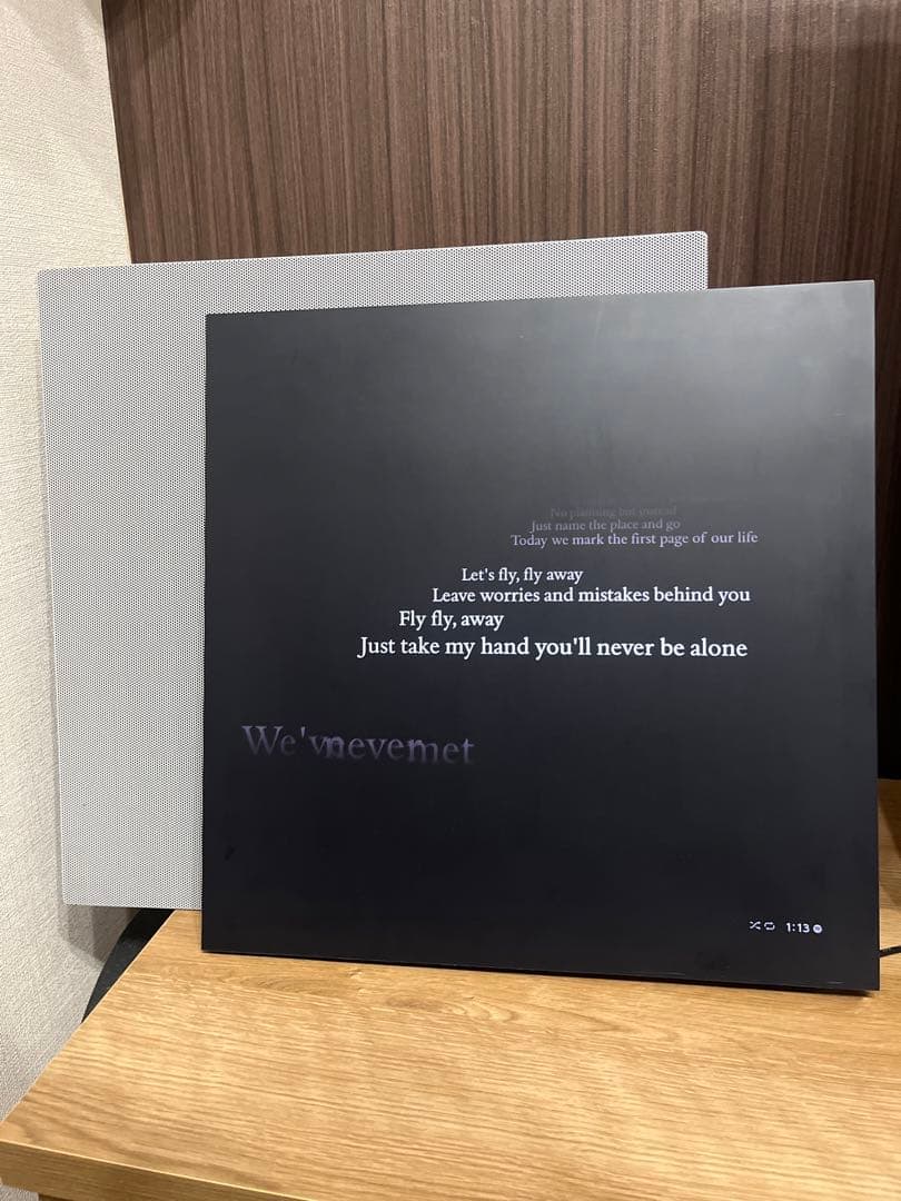 リリックスピーカー キャンバス Lyric Speaker